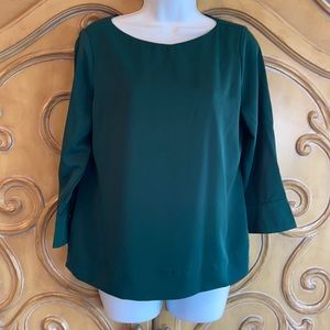 Michel Dark Green blouse